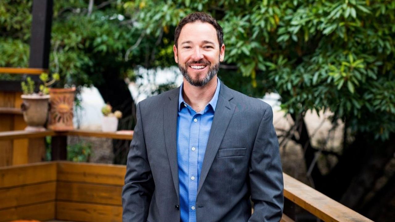 Water pioneer Jeffery Szytel Jeffery graduated from UC Davis in 1998 with a bachelor’s degree in civil and environmental engineering. Photo: SLOtography. Jeffery Szytel