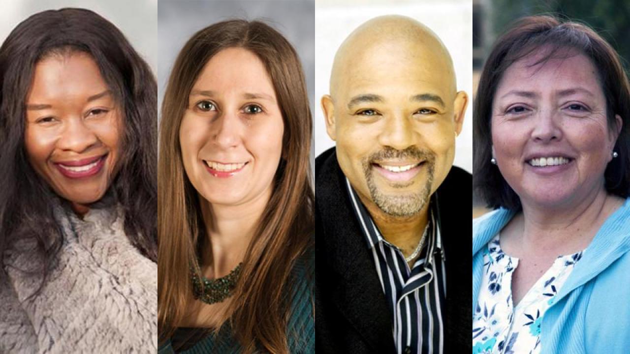 Composite photo of the four recipients