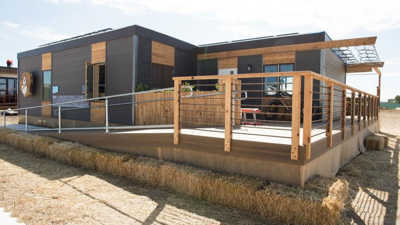 OurH20use at the 2017 Solar Decathlon competition in Denver, Colorado. Photo courtesy of Ali Loge. Solar House