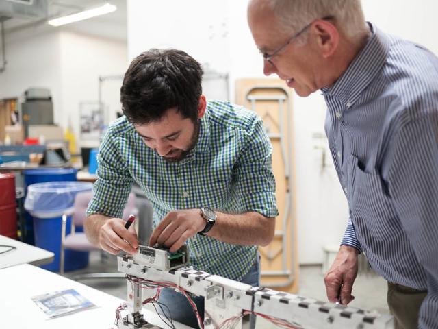 Man doing a lab