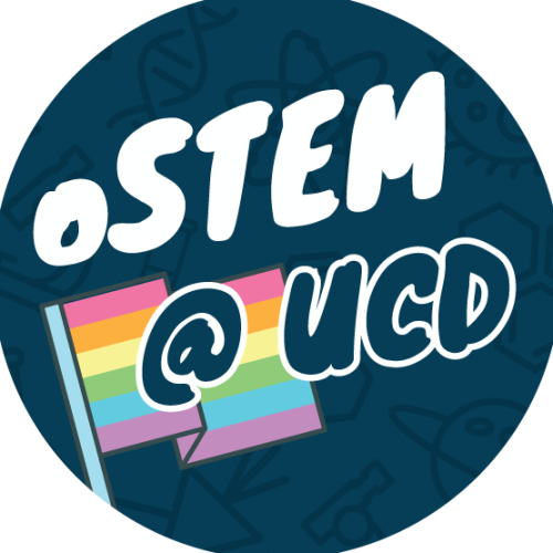 oSTEM logo with rainbow flag