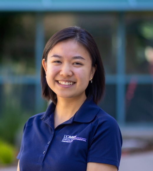 portrait of Emma Wong wearing a blue CEE polo